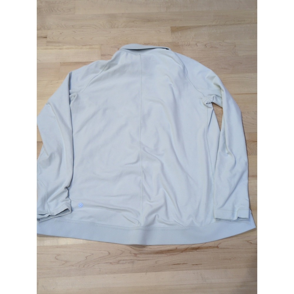 Lululemon Ready To Rulu Wrap Cardigan Snap Ocean Mist Size 8 Gray Blue - Picture 5 of 12